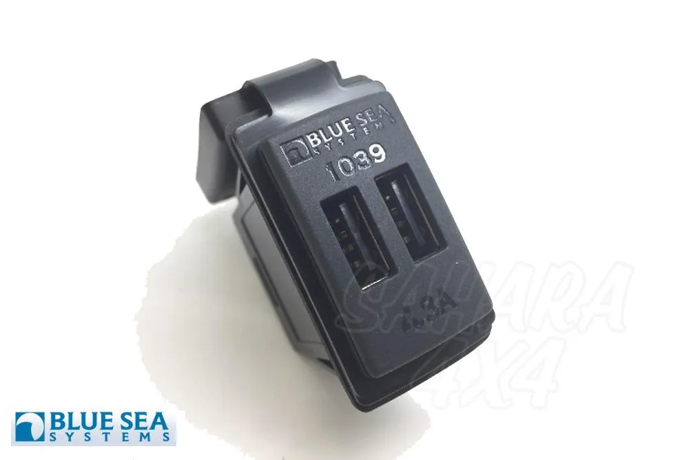 Enchufe USB doble para hueco de interruptor Carling