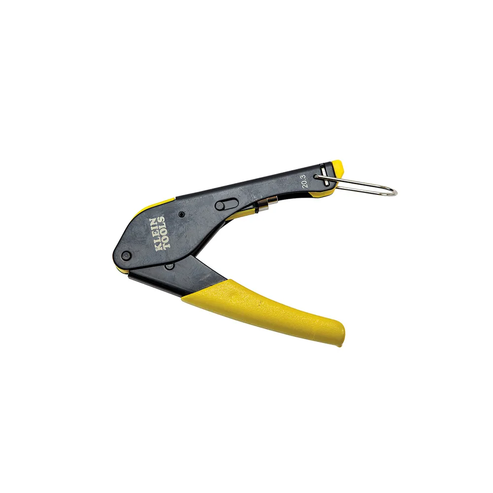 Engarzadora a compresión compacta para conector F