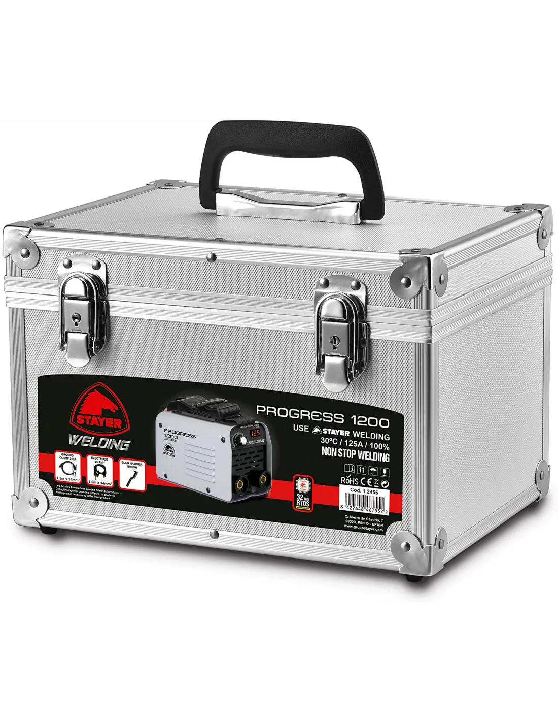 Equipo de Soldadura Stayer Inverter MMA | PROGRESS 1200 GEK
