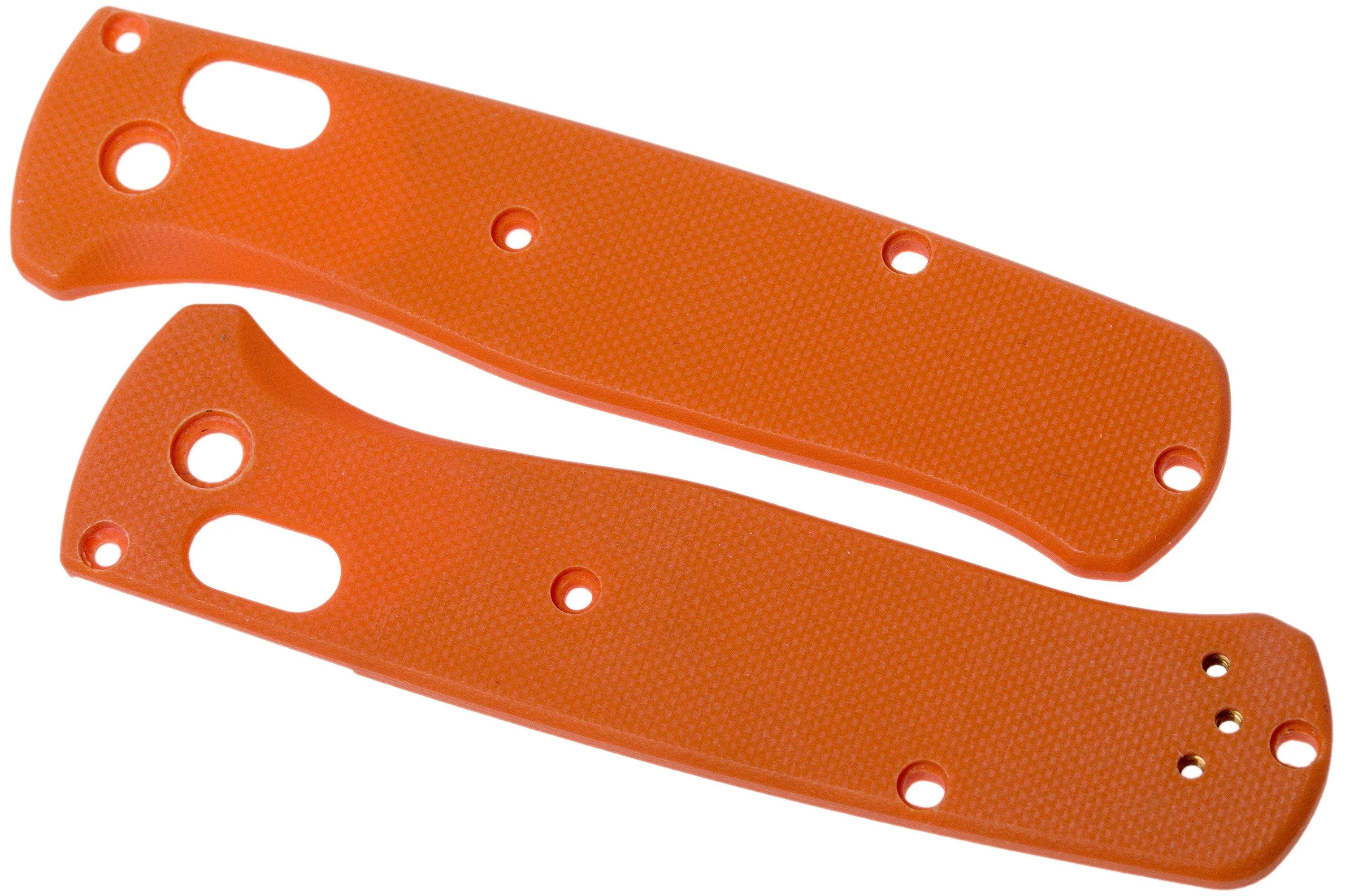 Flytanium Benchmade Bugout Scales, Orange G10