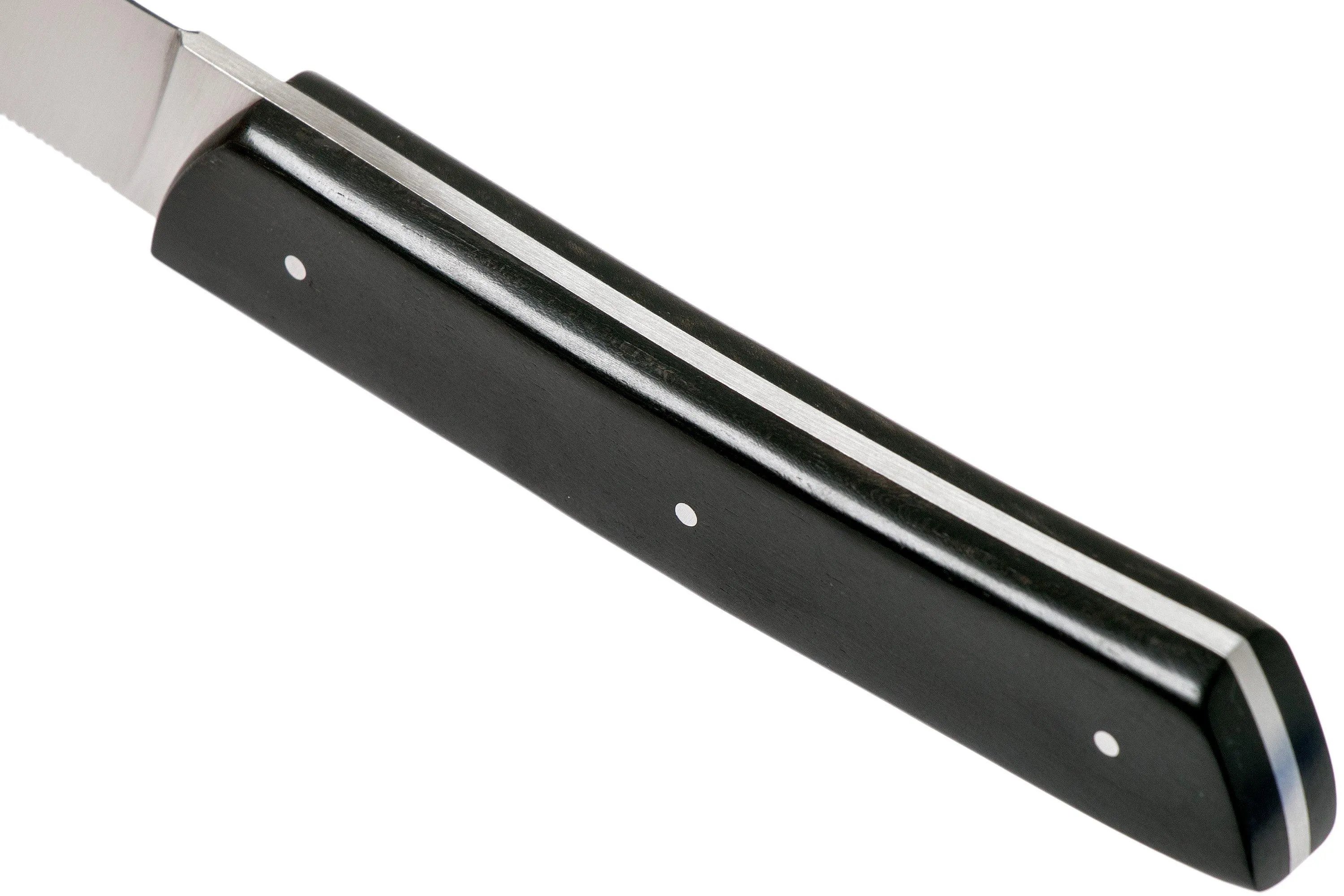 Fontenille Pataud Le Thiers juego de cuchillos para carne madera de ébano, TR2TE 2 unidades