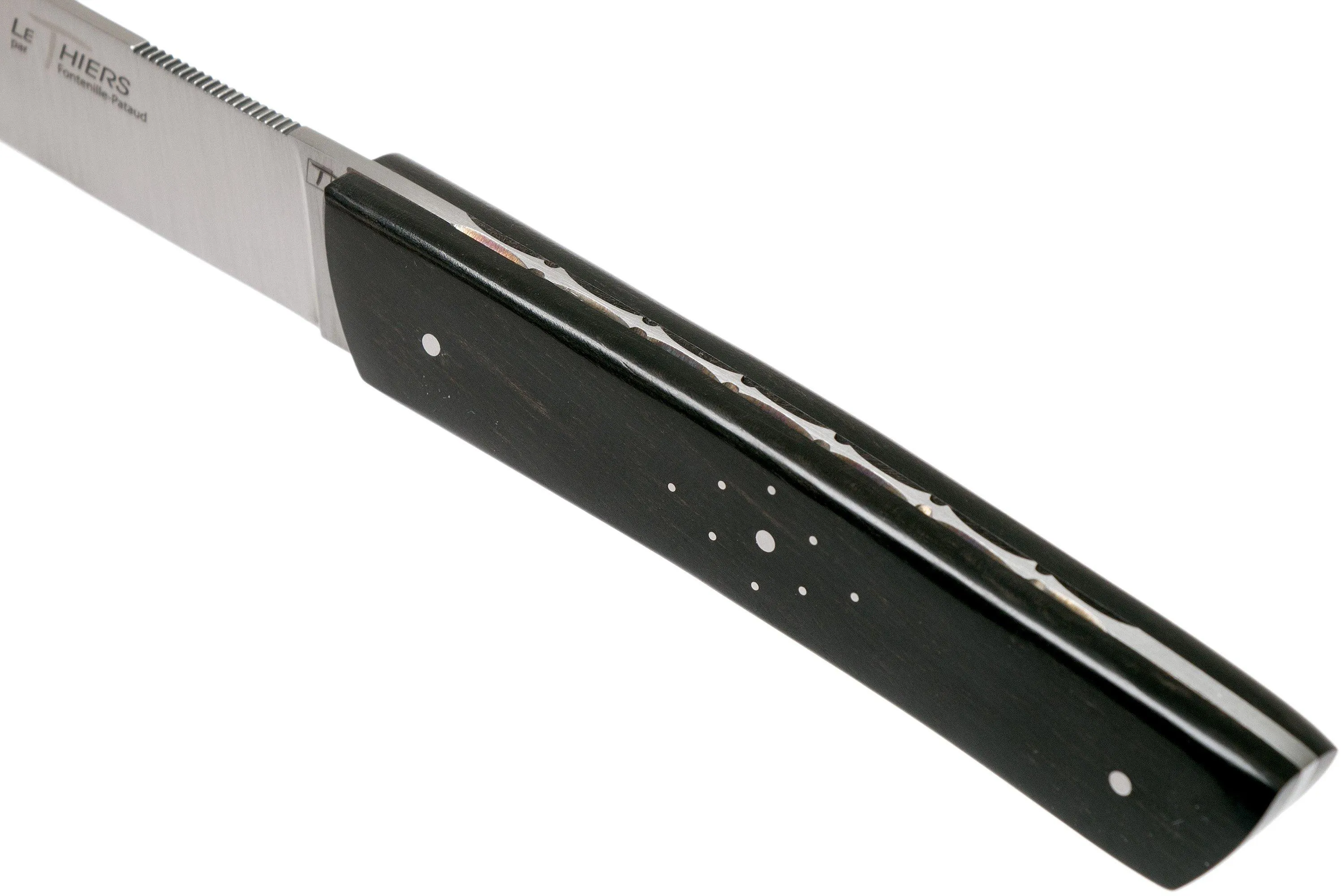 Fontenille Pataud Le Thiers juego de cuchillos para carne madera de ébano, TR2TE 2 unidades