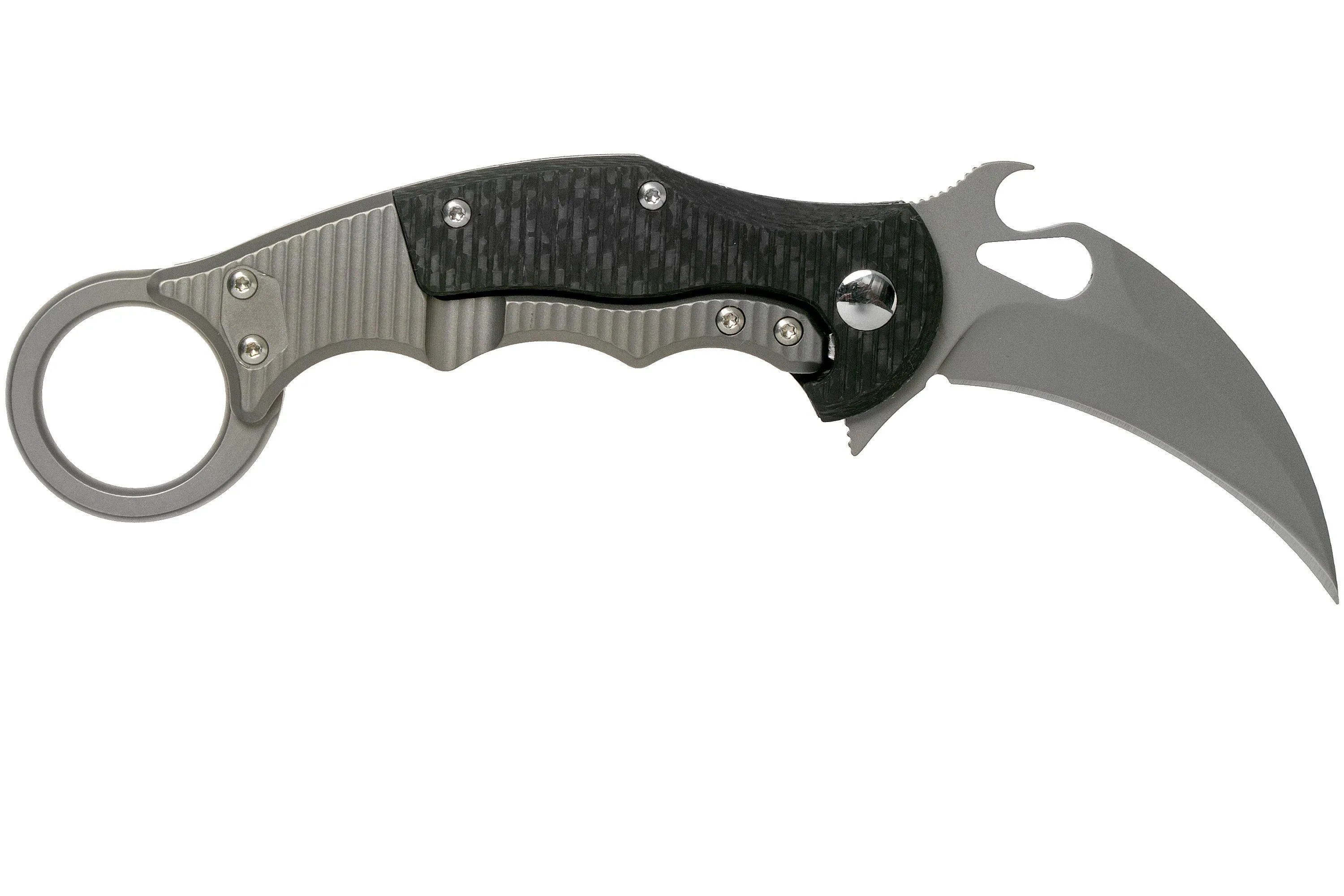 FOX KARAMBIT TITANIUM FRAMELOCK BEAD BLASTED FX599TICS, CUCHILLO KARAMBIT