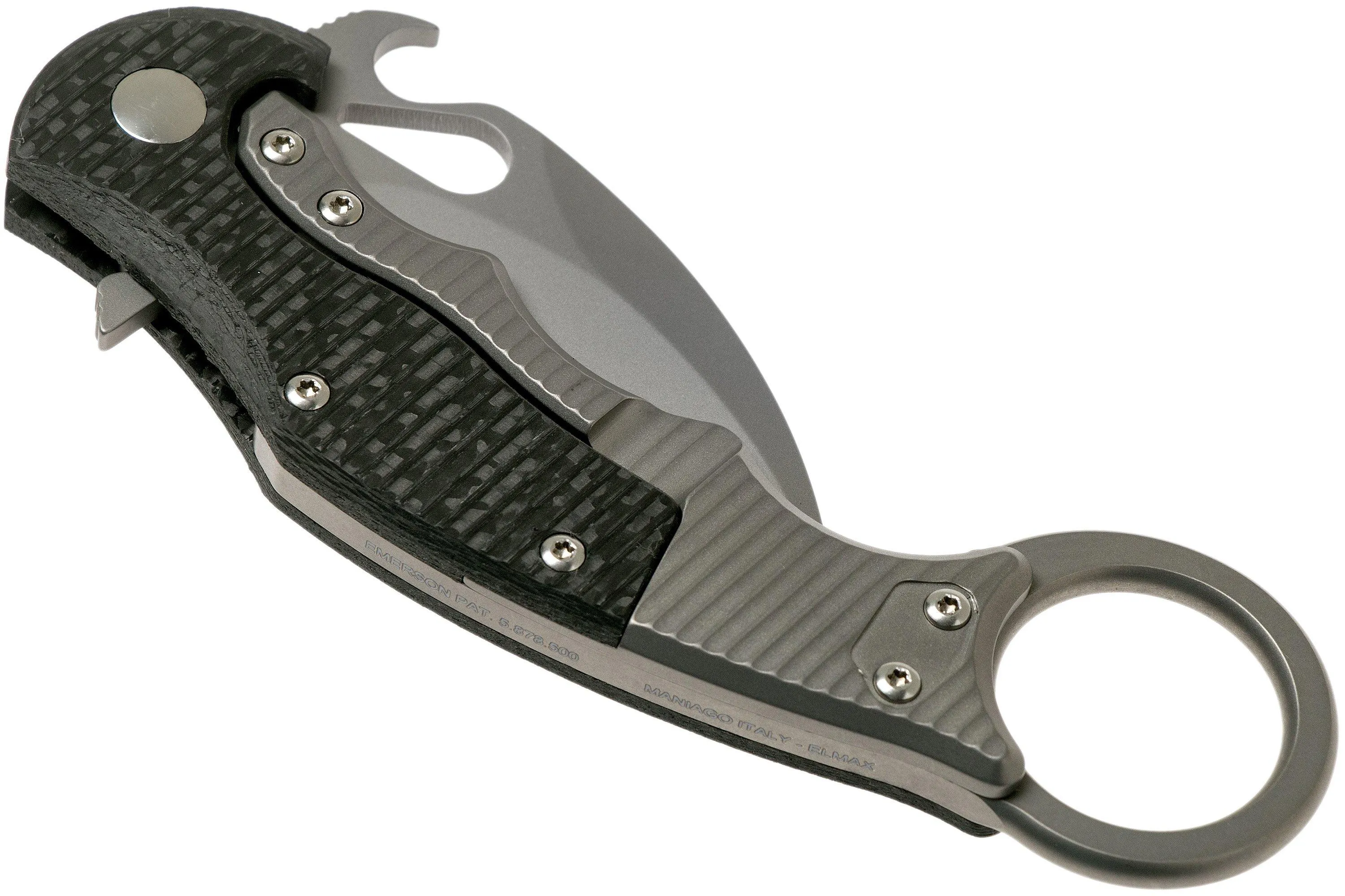 FOX KARAMBIT TITANIUM FRAMELOCK BEAD BLASTED FX599TICS, CUCHILLO KARAMBIT