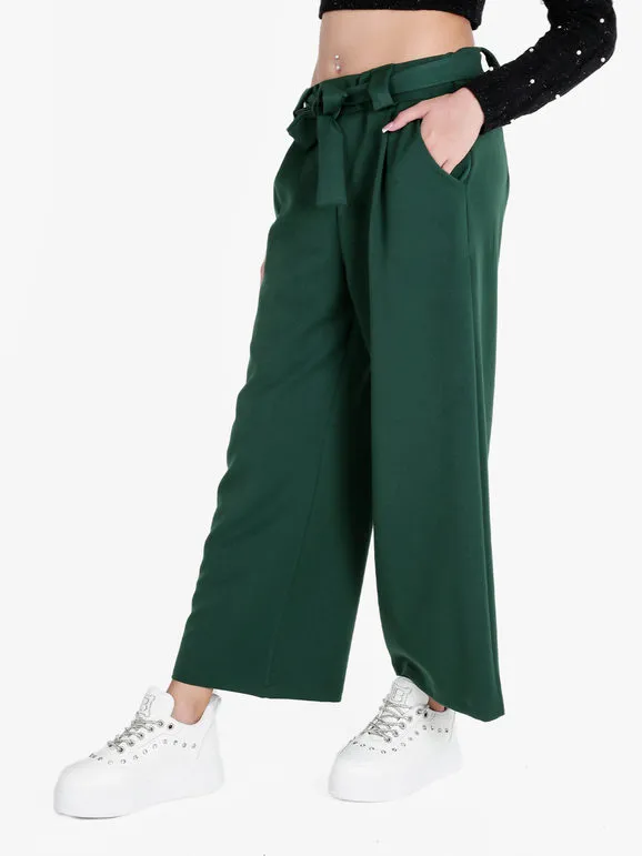 Frenetika Pantalón palazzo de mujer color liso