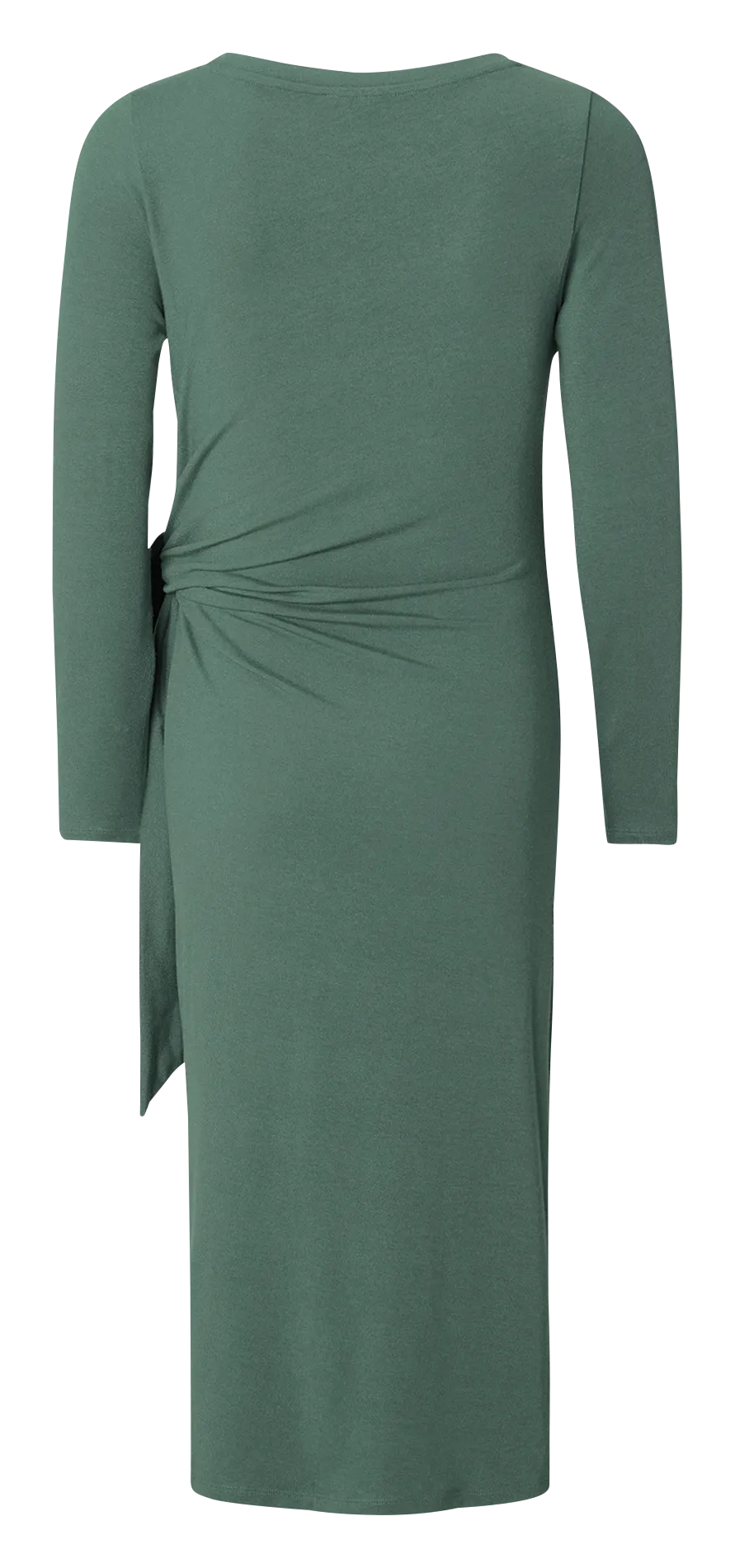 FRISCO  VESTIDO CON CUELLO REDONDO DE PREMAMá EN VERDE
