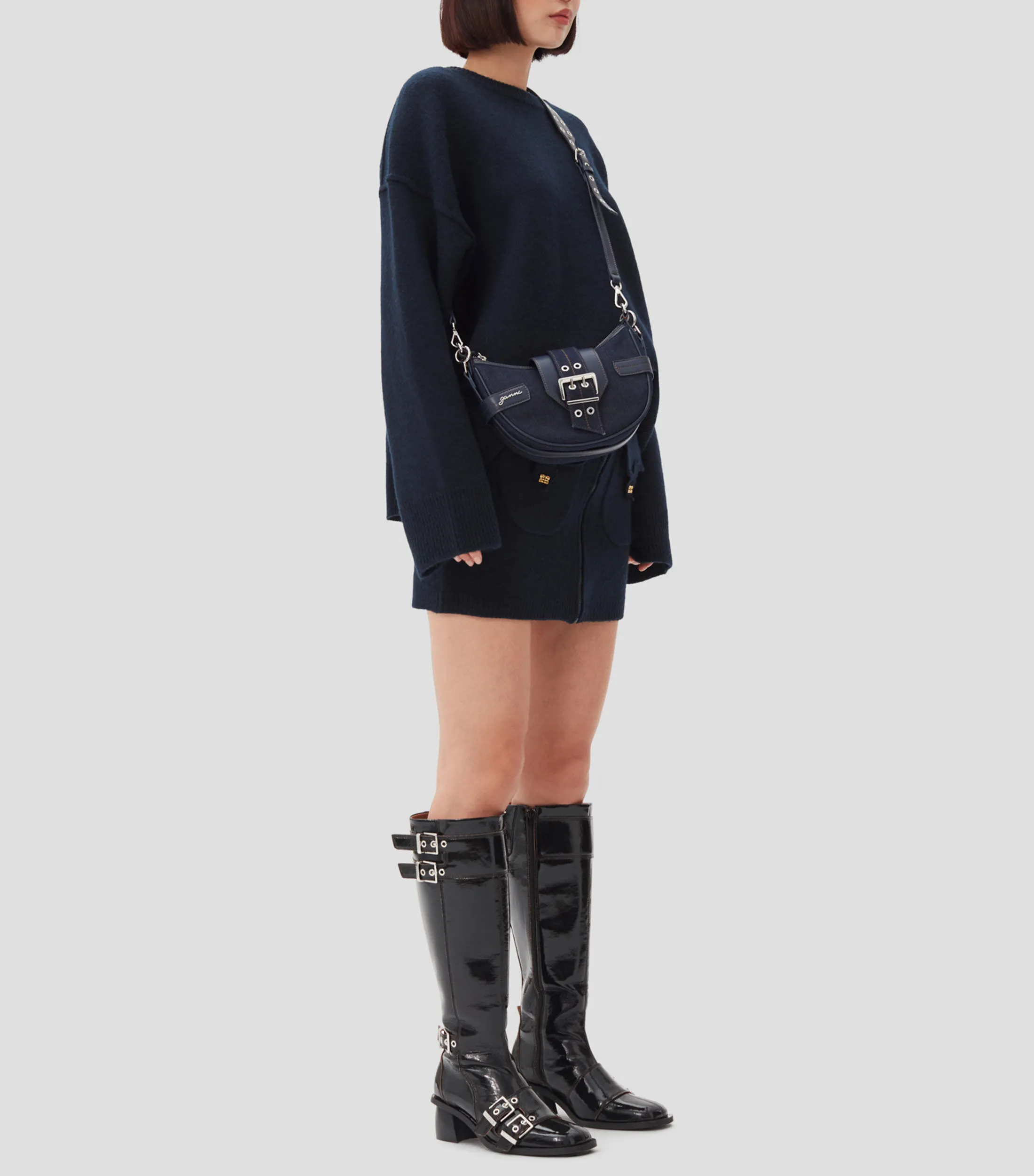 Ganni Bolso shoulder Mujer