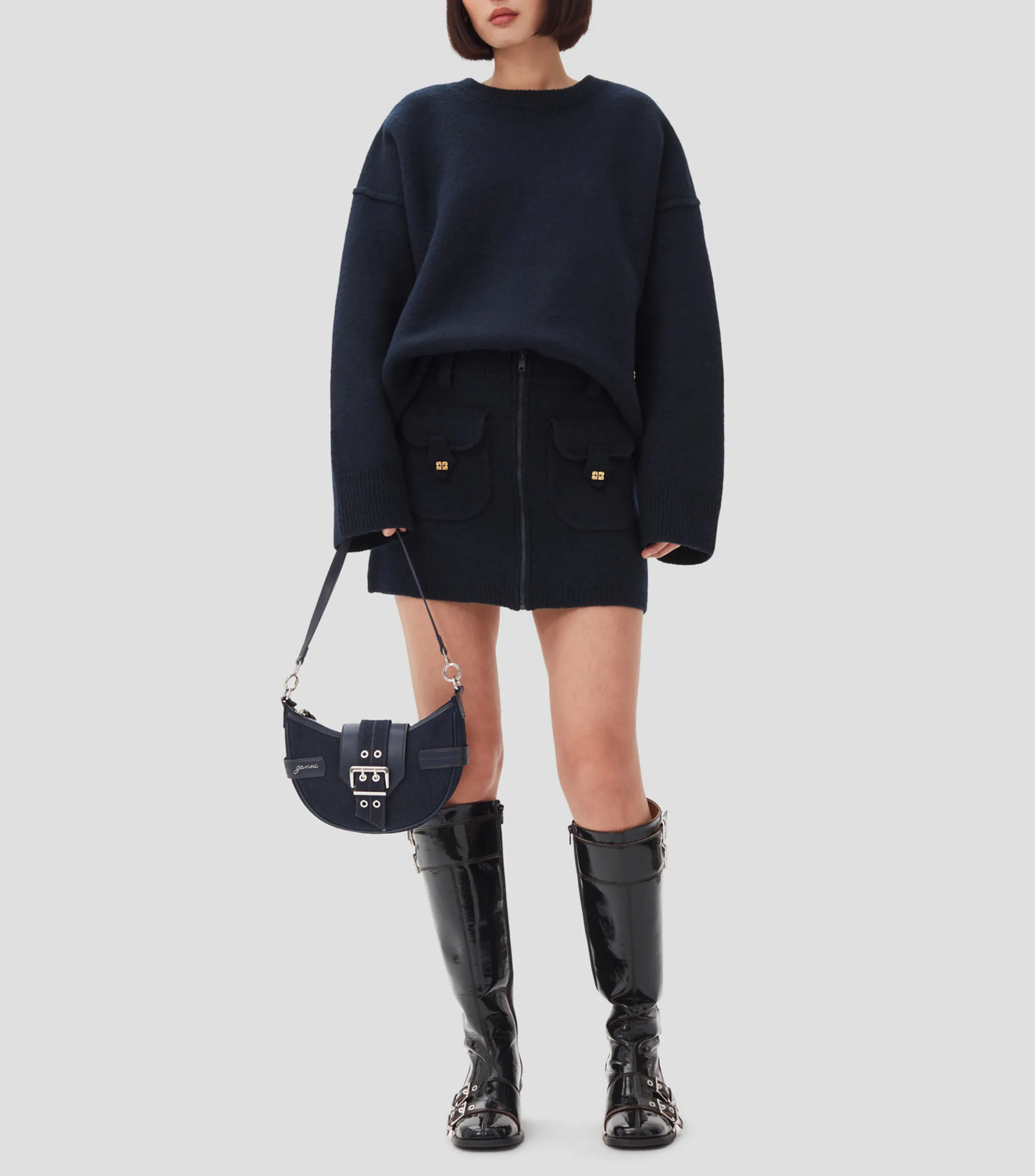 Ganni Bolso shoulder Mujer