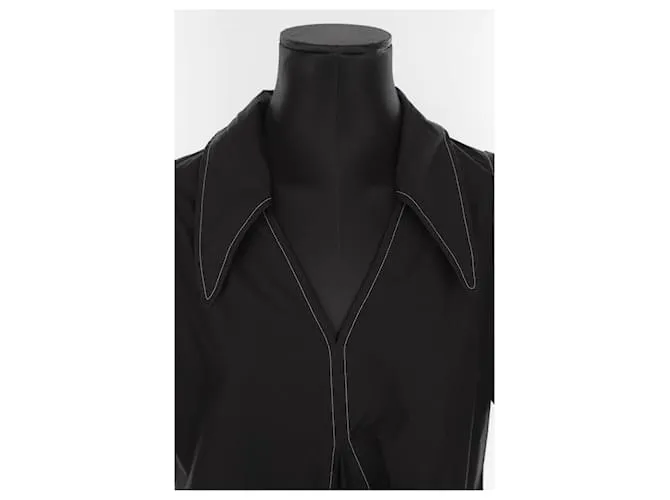 Ganni Vestido negro 