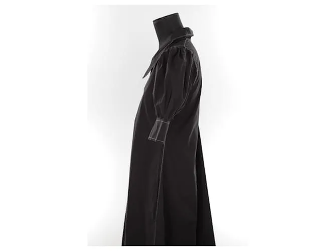 Ganni Vestido negro 
