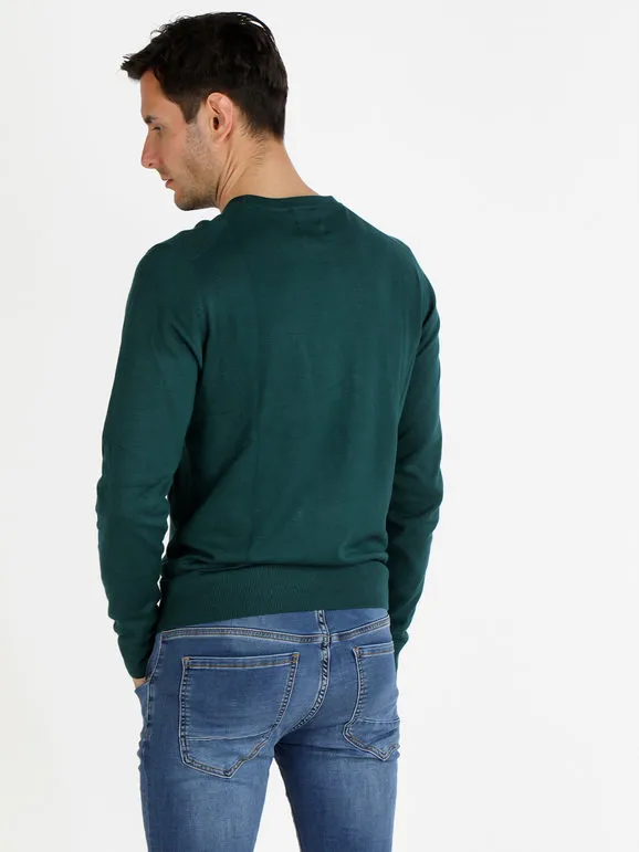 Gian Marco Venturi Jersey de cuello redondo para hombre