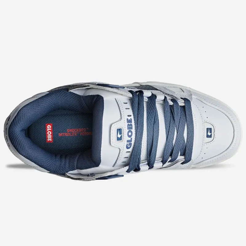 GLOBE Sabre White / Blue / Gum Big skate shoes