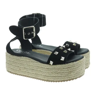 GO WomenSandalias plataforma esparto tachuelas Carrile 322