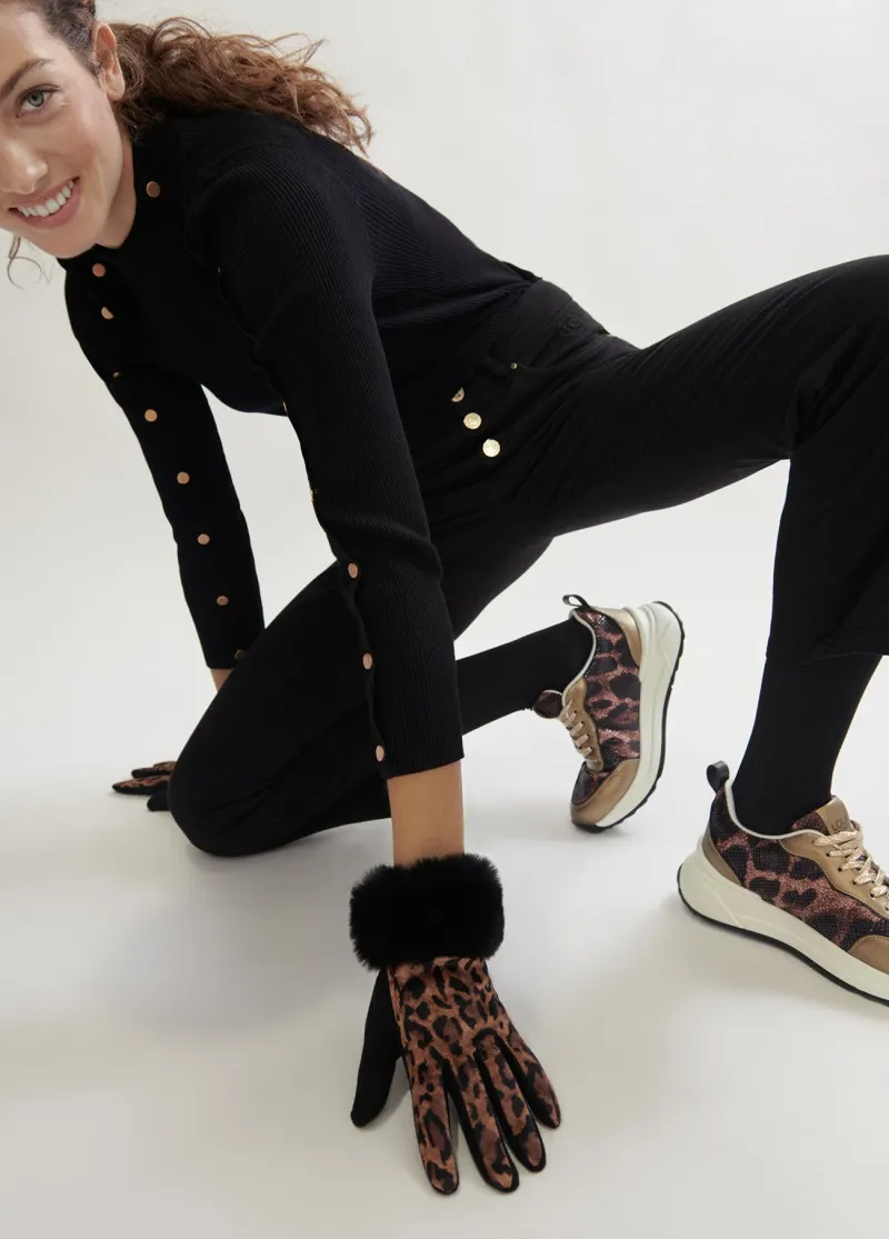 Guantes animal print Lola Casademunt
