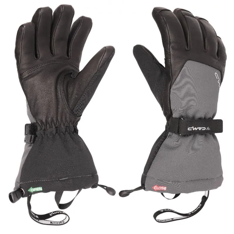Guantes Camp GEKO ALPINE (NEGRO / GRIS)