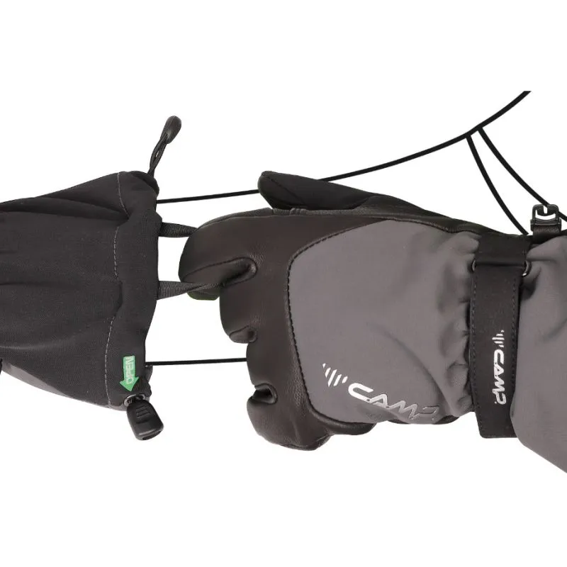 Guantes Camp GEKO ALPINE (NEGRO / GRIS)