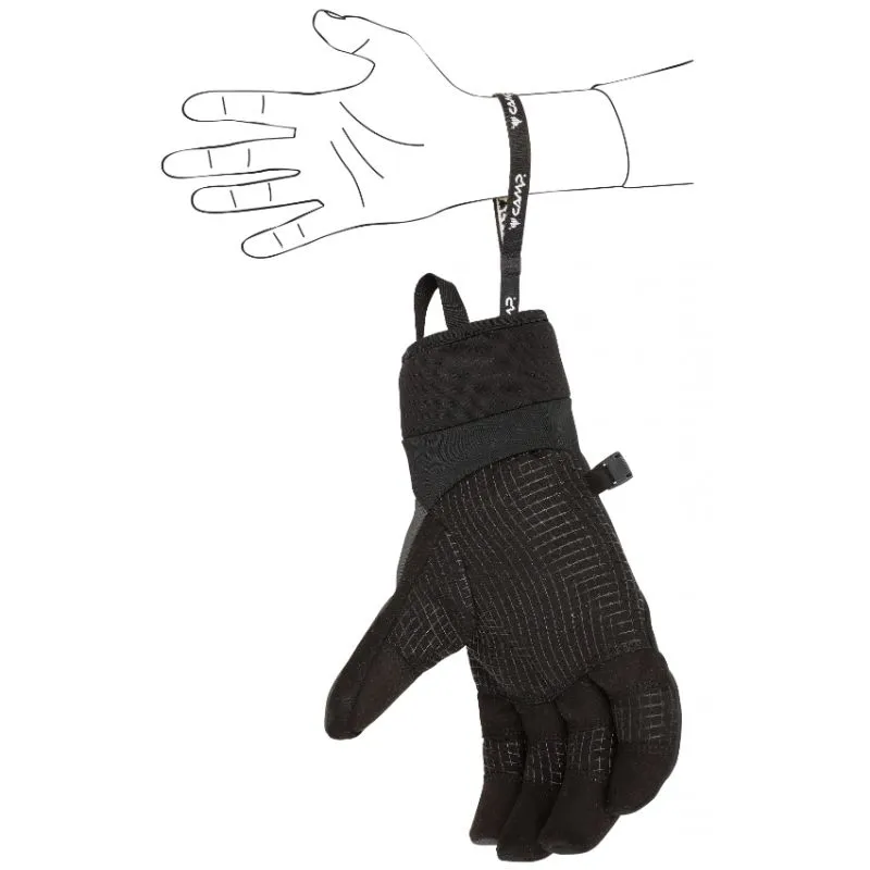 Guantes Camp Geko Hot Evo (Gris/Negro)