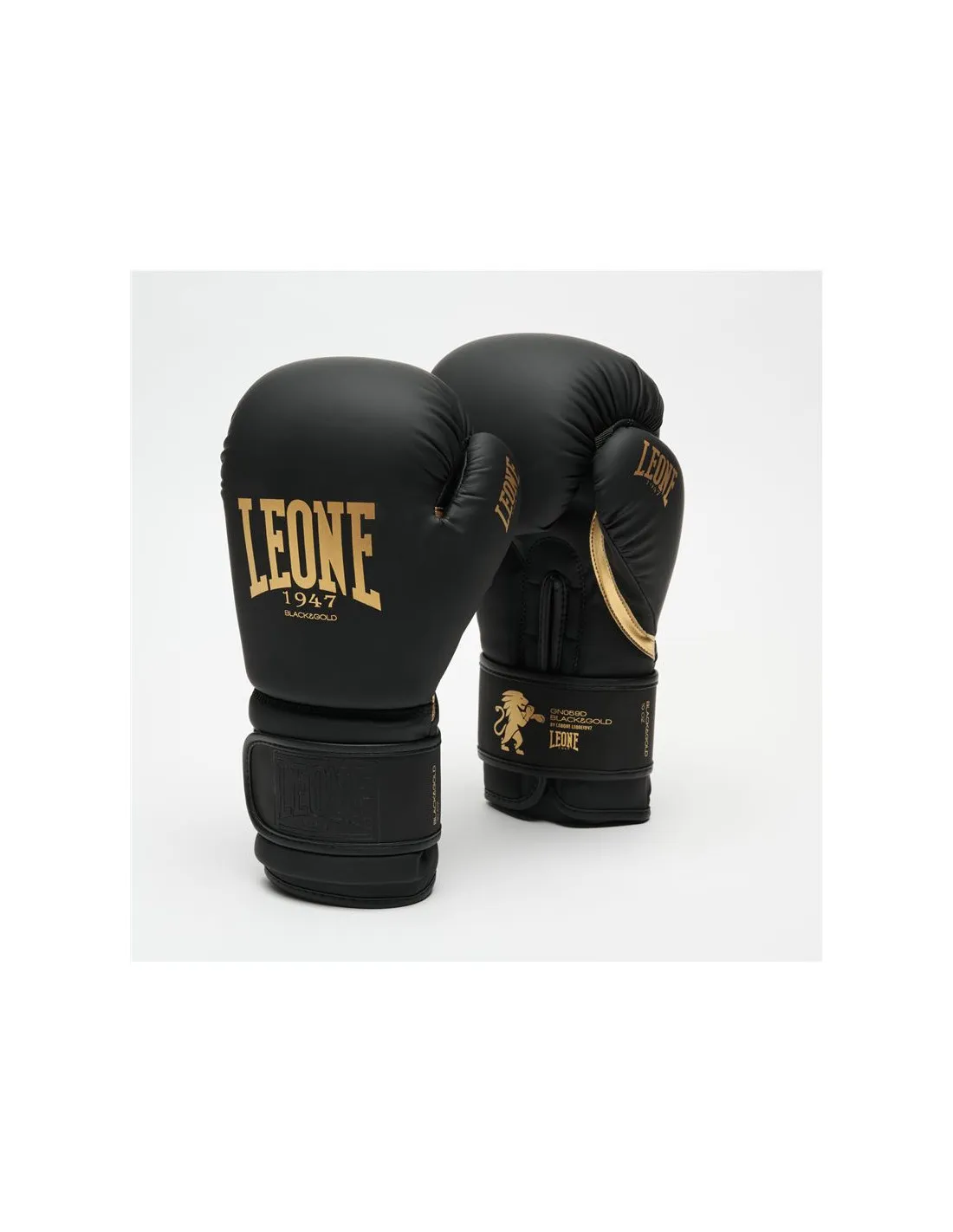 Guantes De Boxeo Black&Gold Negro/10Oz Leone