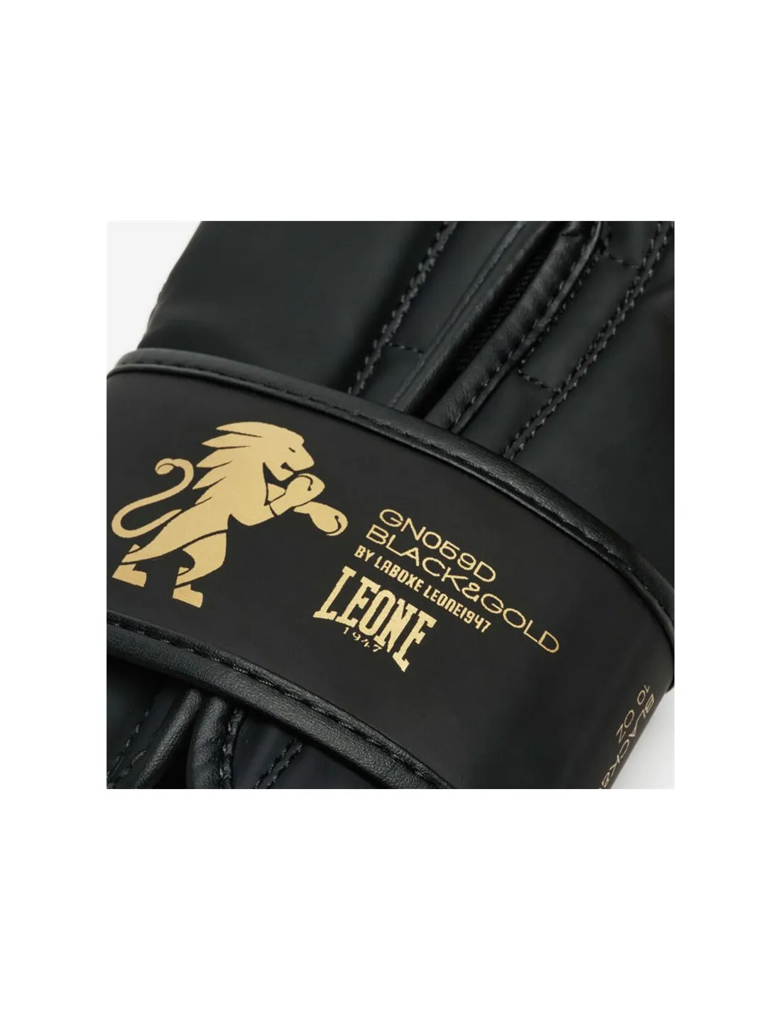 Guantes De Boxeo Black&Gold Negro/10Oz Leone