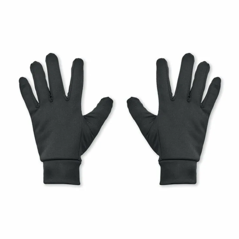 Guantes deportivos táctiles promocionales de poliéster Lesport