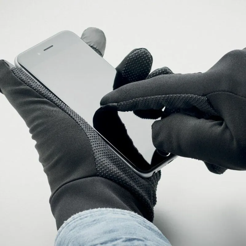 Guantes deportivos táctiles promocionales de poliéster Lesport