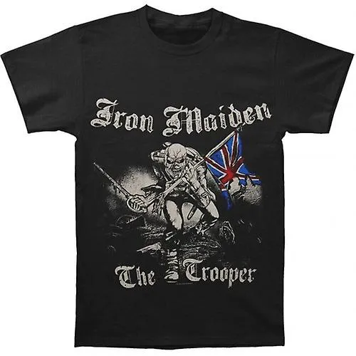 Iron Maiden Unisex Adult Sketched Trooper Back Print camiseta