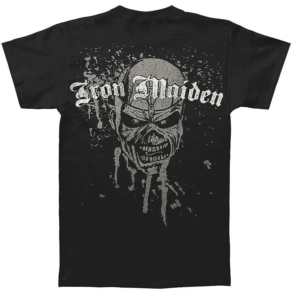 Iron Maiden Unisex Adult Sketched Trooper Back Print camiseta