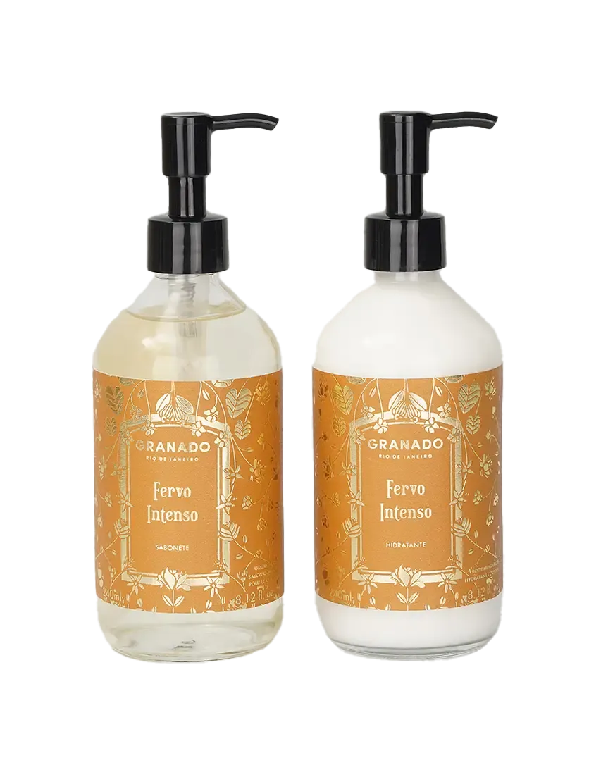 Jabon Liquido Y Crema Hidratante Duo Fervo Intenso