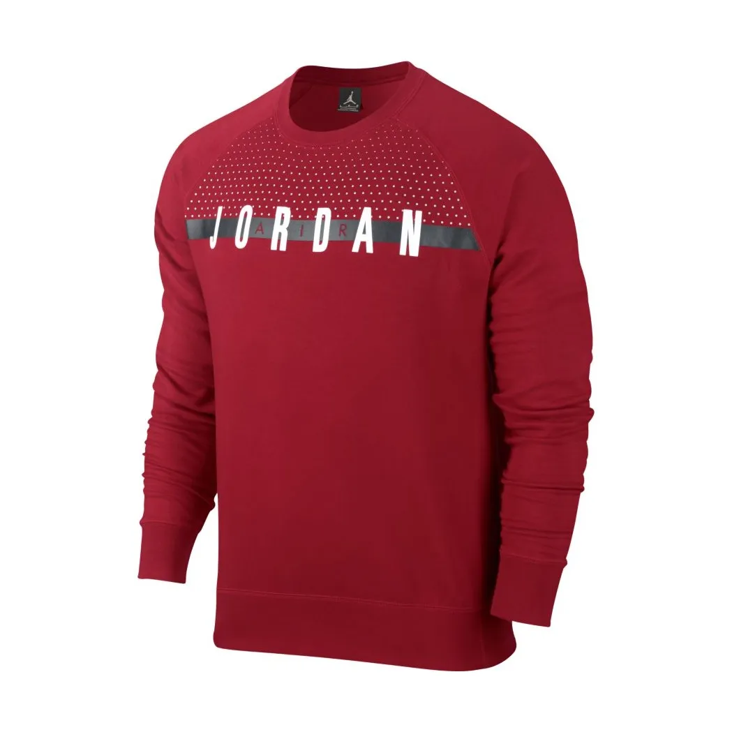 Jordan Seasonal Graphic Crew Sweatshirt (687/gym red/white)