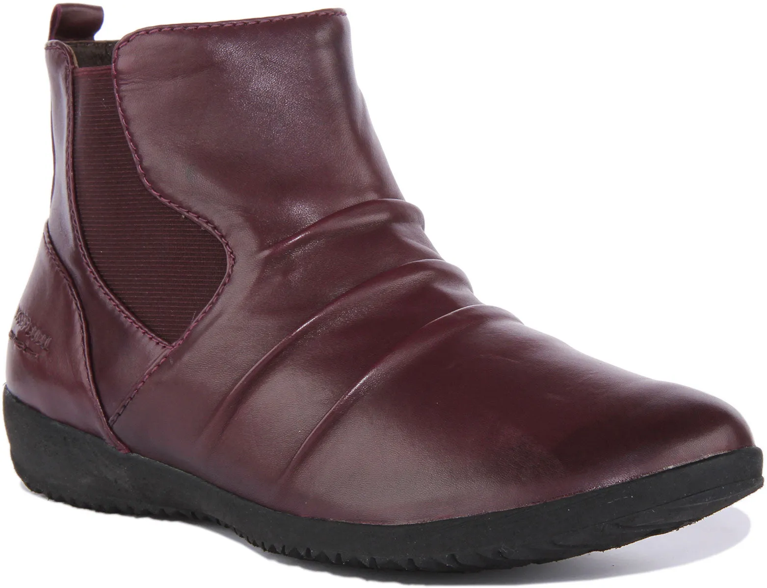 Josef Seibel Naly 60 Bota Chelsea de piel suave para mujer en negro