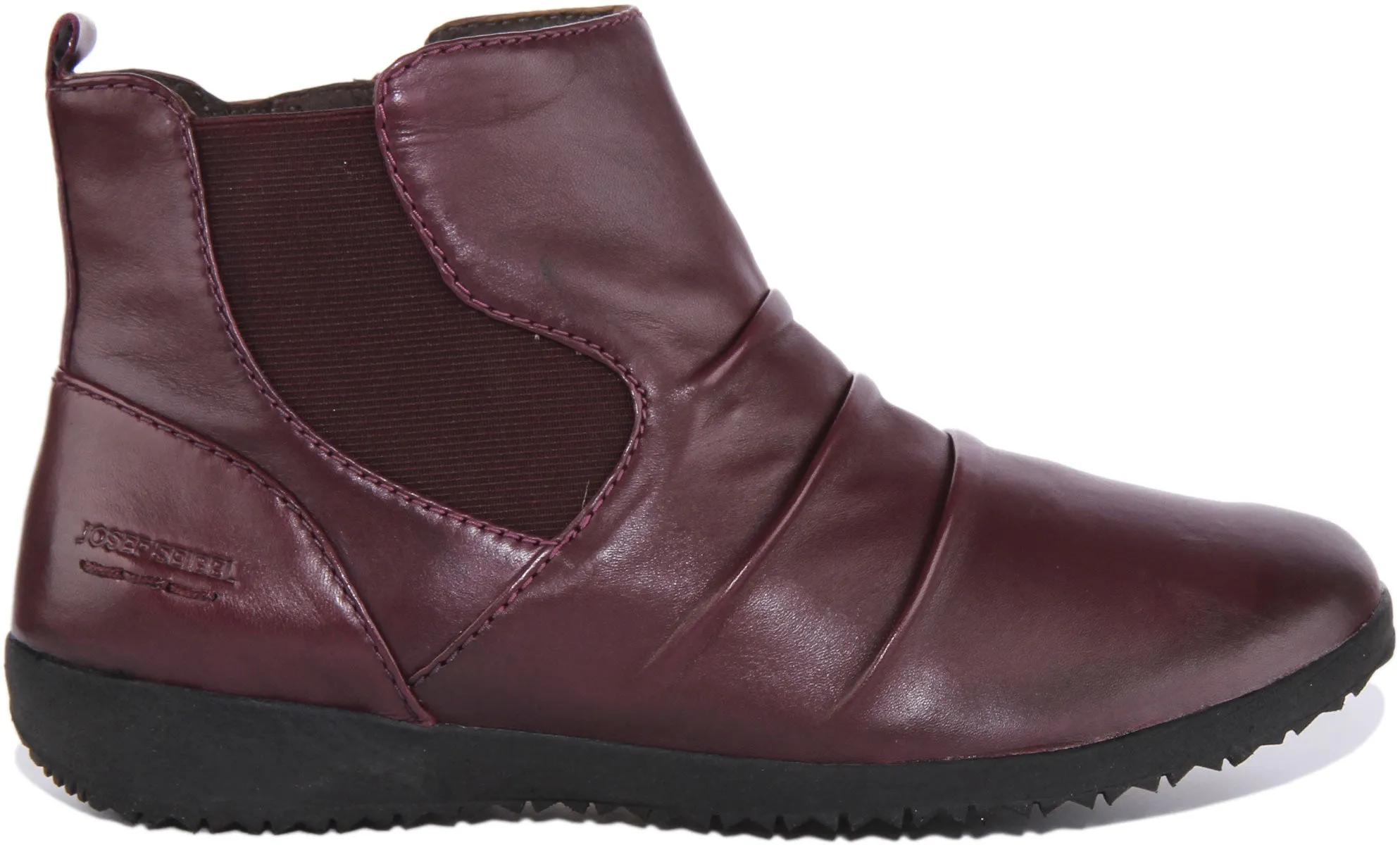 Josef Seibel Naly 60 Bota Chelsea de piel suave para mujer en negro