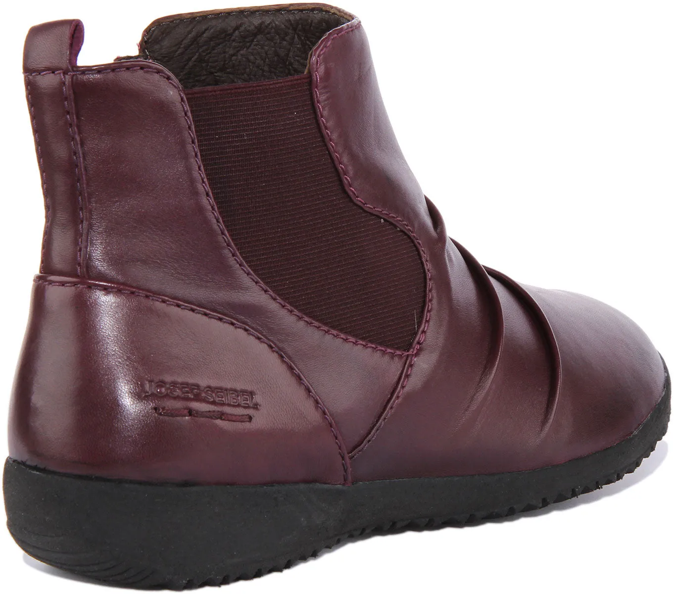 Josef Seibel Naly 60 Bota Chelsea de piel suave para mujer en negro
