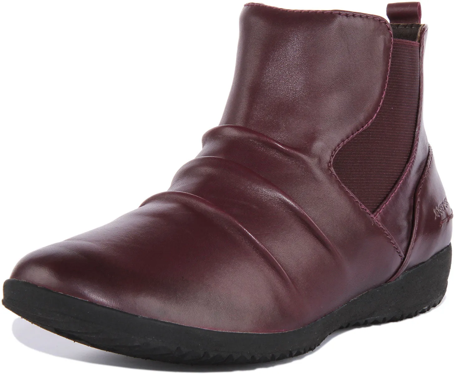 Josef Seibel Naly 60 Bota Chelsea de piel suave para mujer en negro