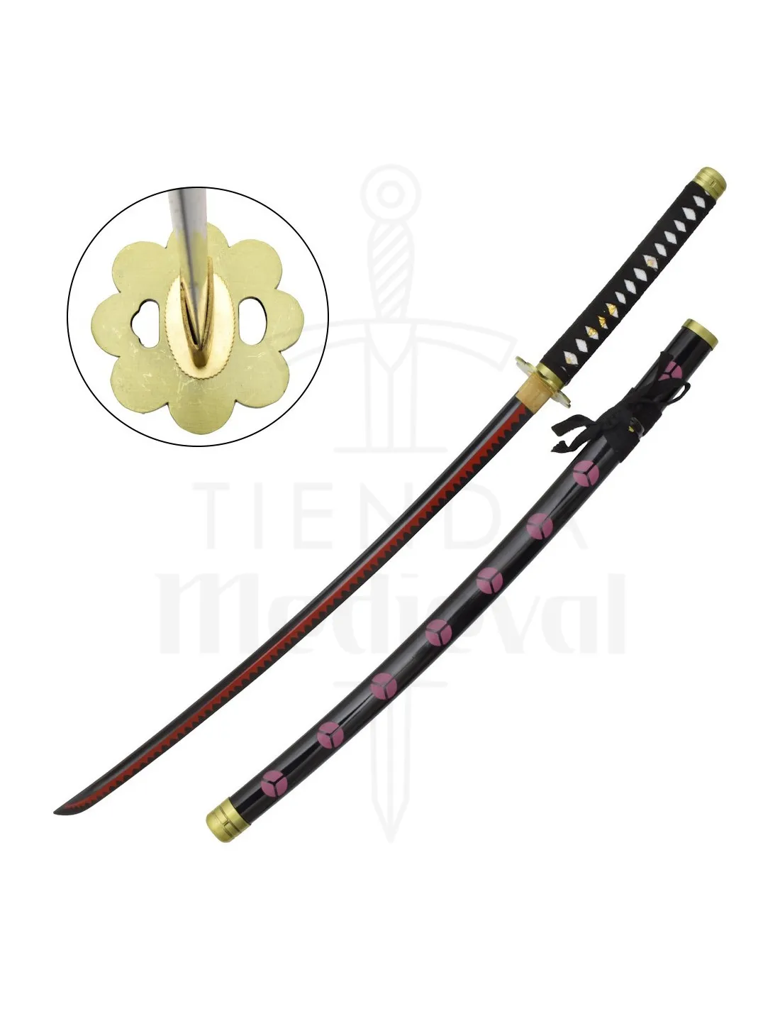 KATANA NO OFICIAL HECHA A MANO SHUSHUI DE ZORO  ONE PIECE