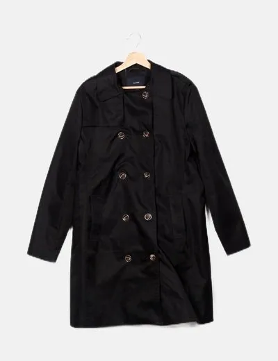 Kiabi Gabardina negra