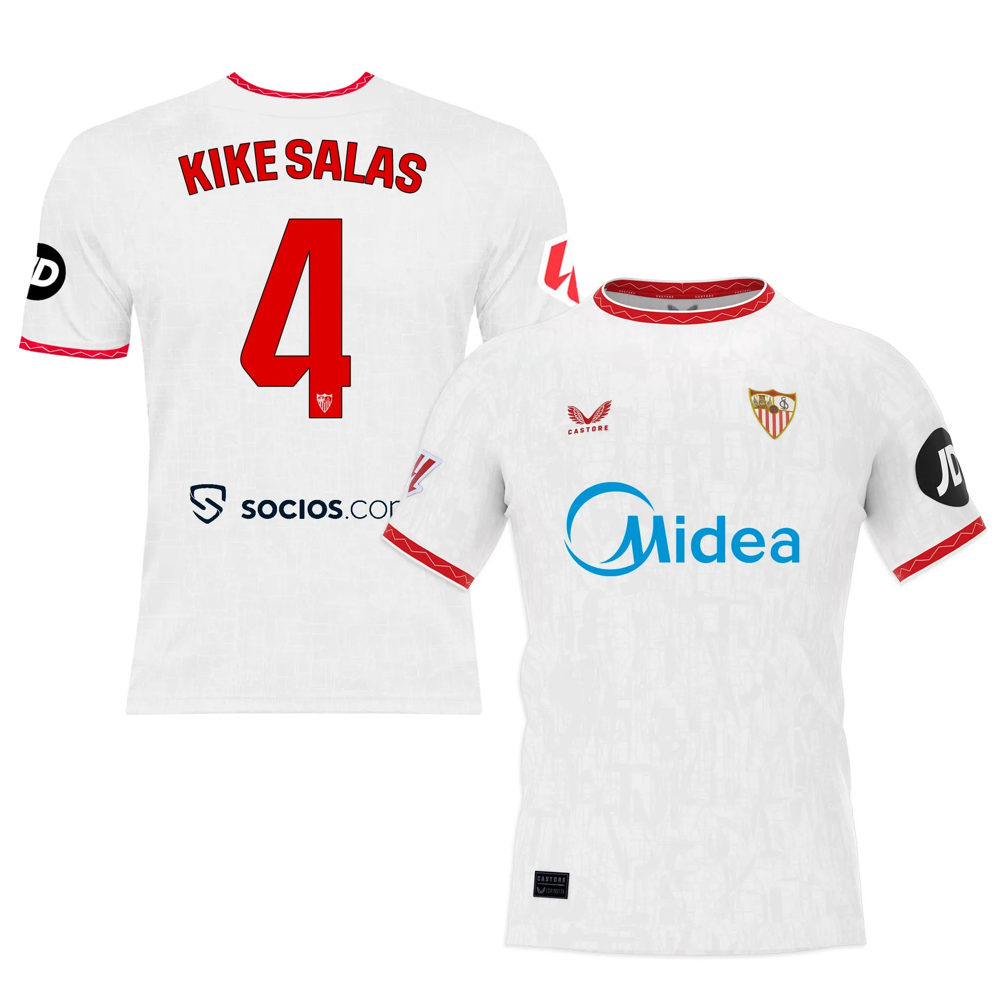 Kike Salas Camiseta 1 blanca nio 24/25
