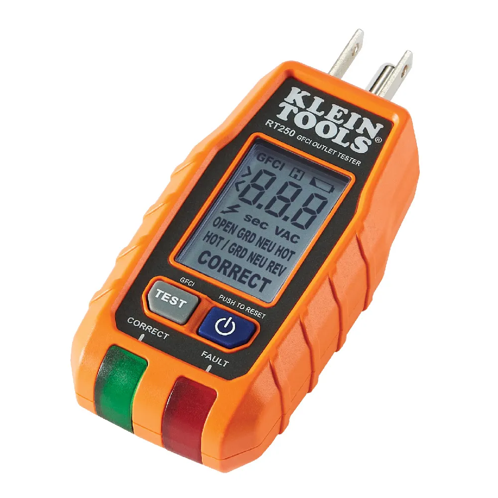 Kit de prueba eléctrica de calidad superior NCVT de Rango dual y probador de receptáculo GFCI