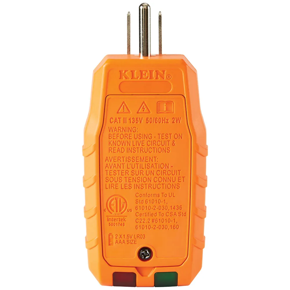 Kit de prueba eléctrica de calidad superior NCVT de Rango dual y probador de receptáculo GFCI