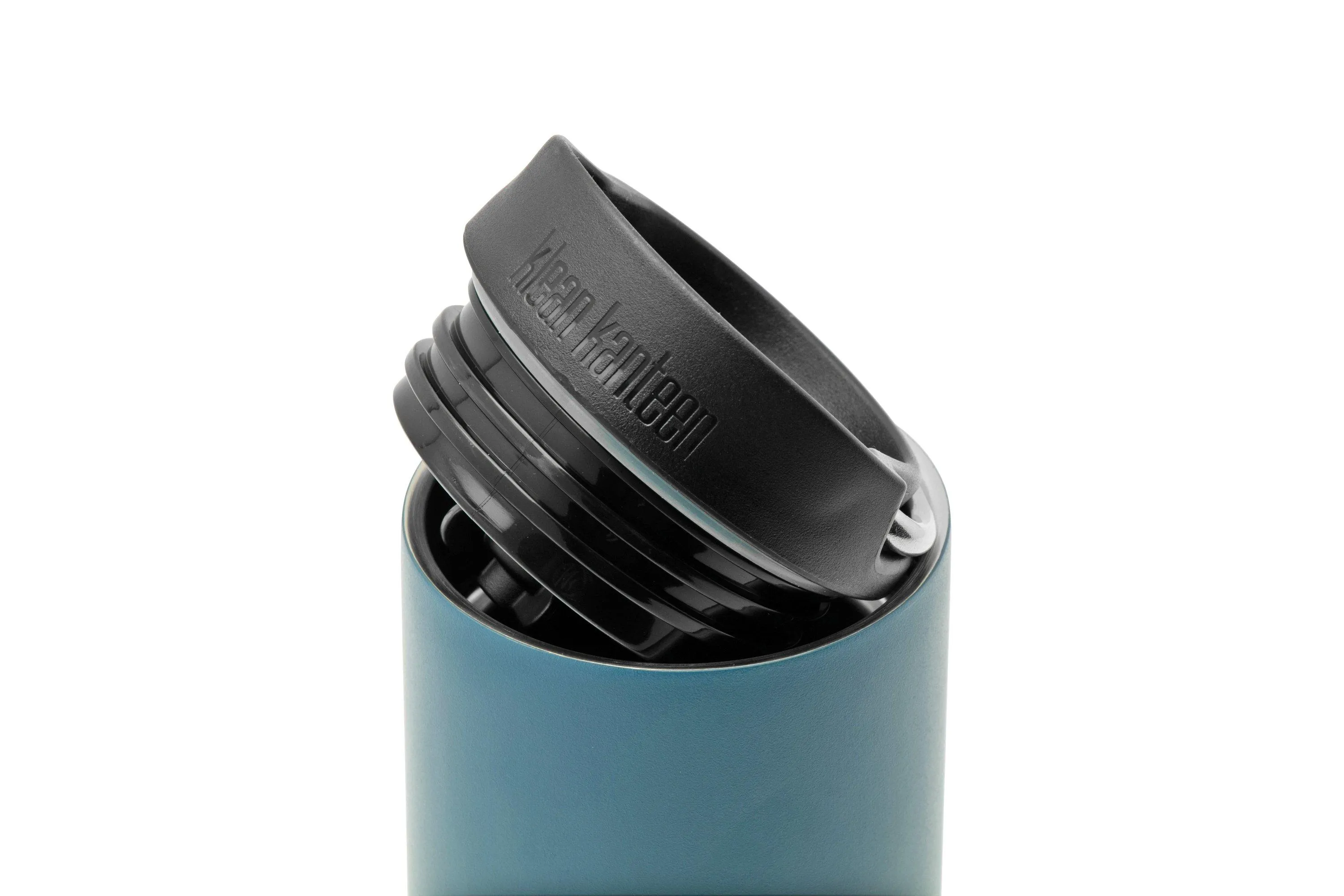 KLEAN KANTEEN INSULATED TKWIDE 355 ML (CAFé CAP)  REAL TEAL