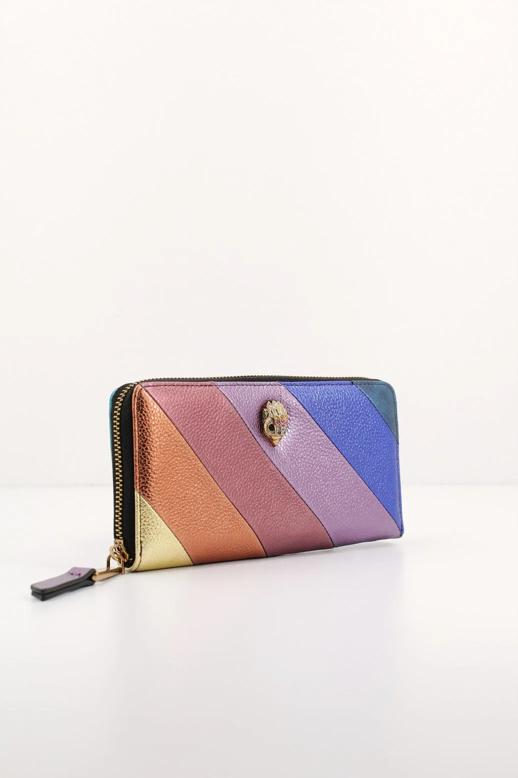 KURT GEIGER LONDON ZIP AROUND WALLET LEATHER