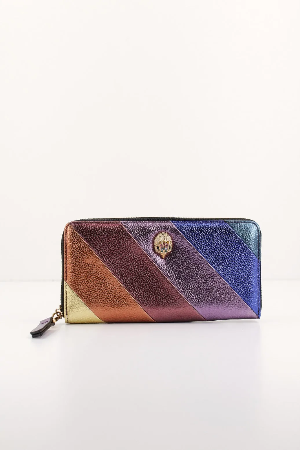 KURT GEIGER LONDON ZIP AROUND WALLET LEATHER