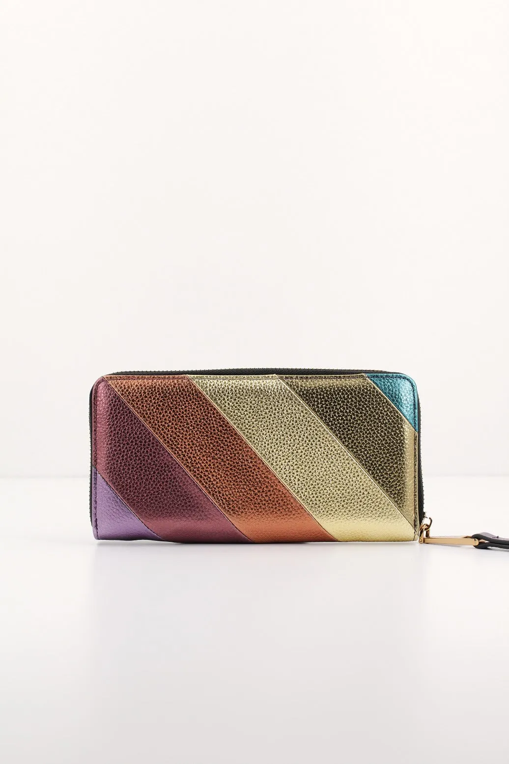 KURT GEIGER LONDON ZIP AROUND WALLET LEATHER