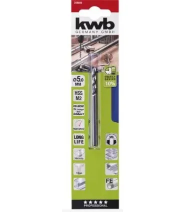 KWB ACC. AKKUTOP BROCA METAL HINOX 5MM CD