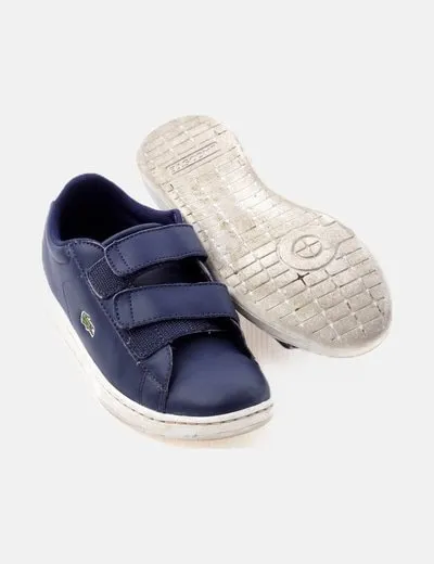 Lacoste Zapatilla azul marino velcro