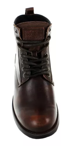 Levis Bota Militar Piel Cafe Para Hombre 80231