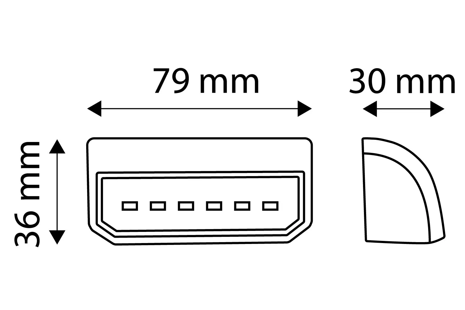 Lámpara LED de iluminación de matrícula TT Technology TT.12011