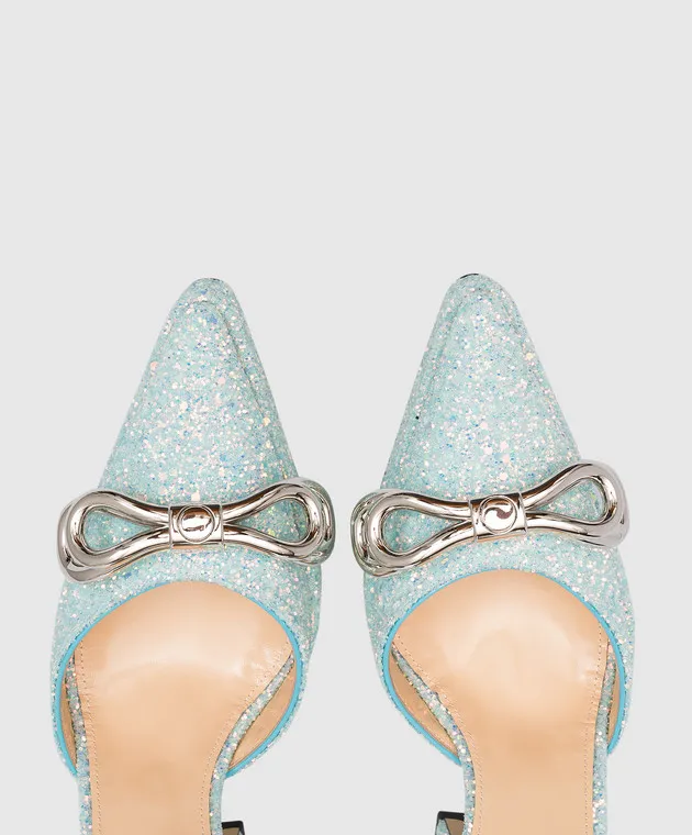 Mach&Mach Blue shoes with glitter