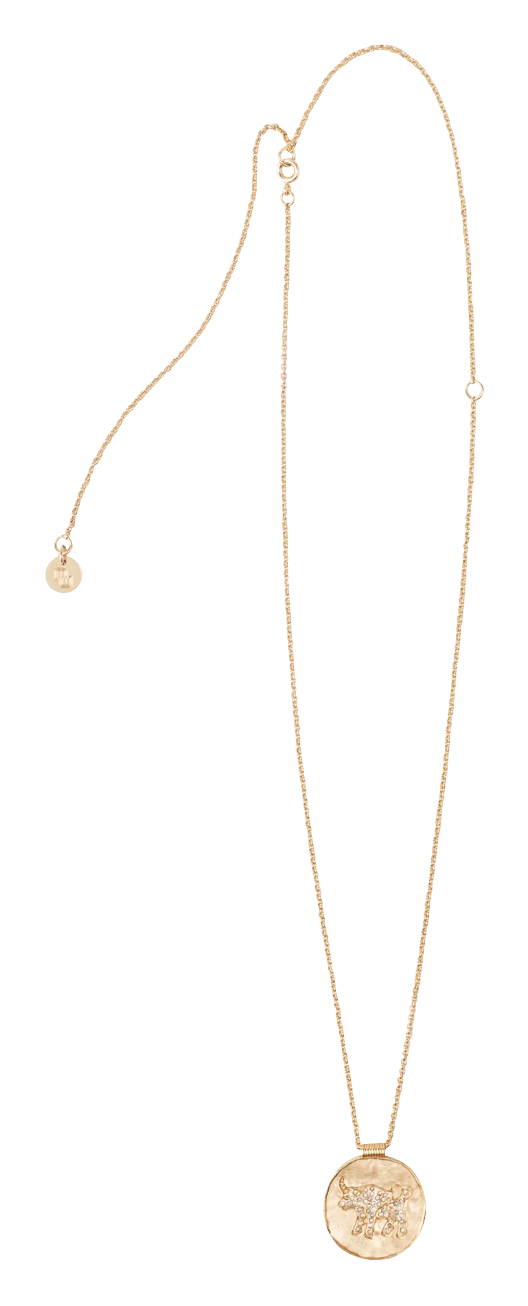 MAJE Collar con medallón de signo astrológico en dorado