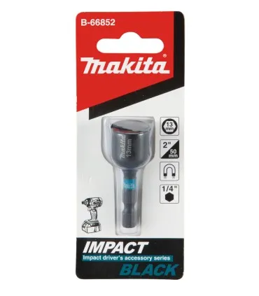 MAKITA Acc. Llave Vaso Magnetica 13x50 Black