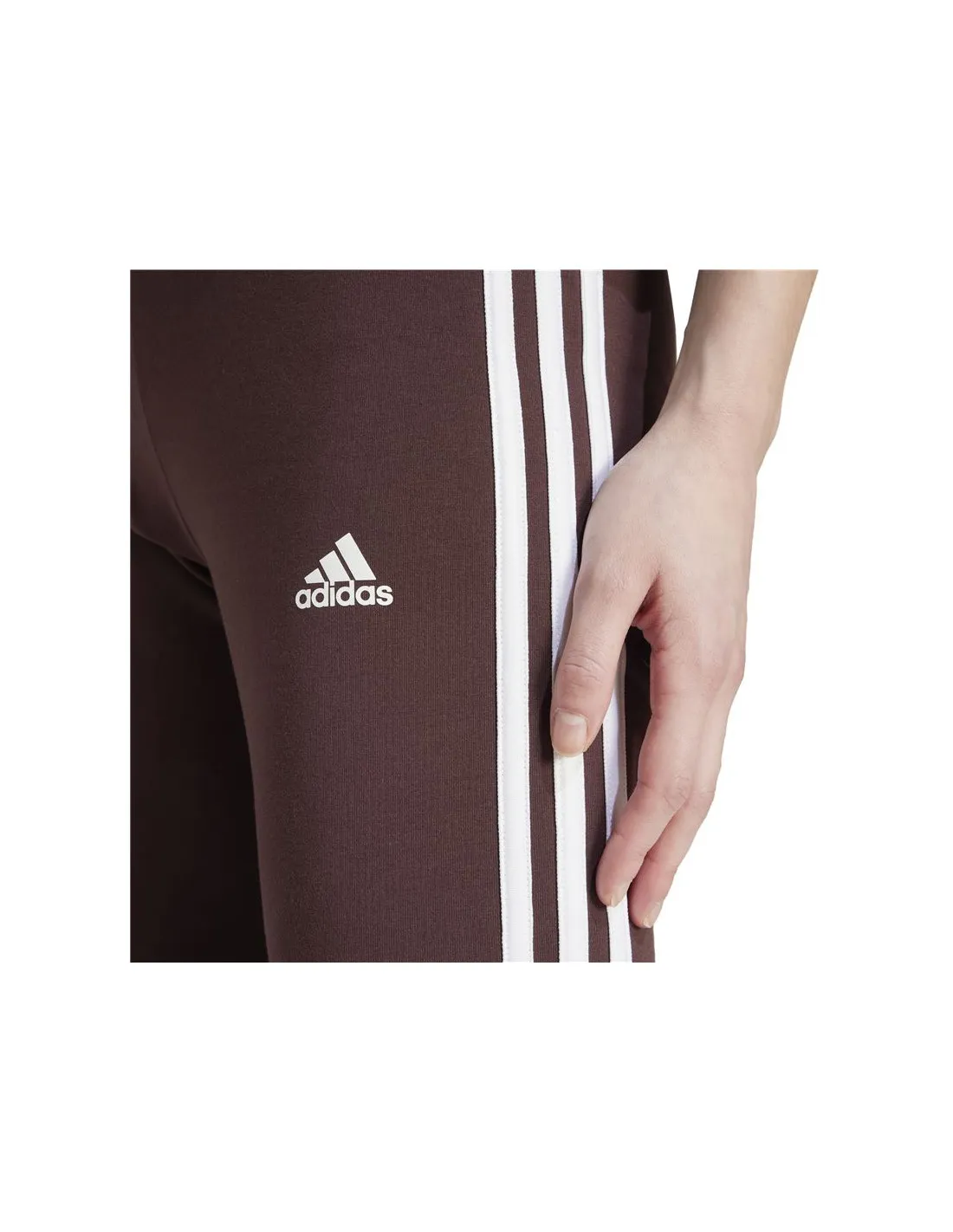 Mallas adidas Essentials 3 Bandas Bike Mujer Marrón